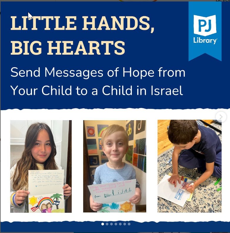 PJ Library Little Hands, Big Hearts Campaign