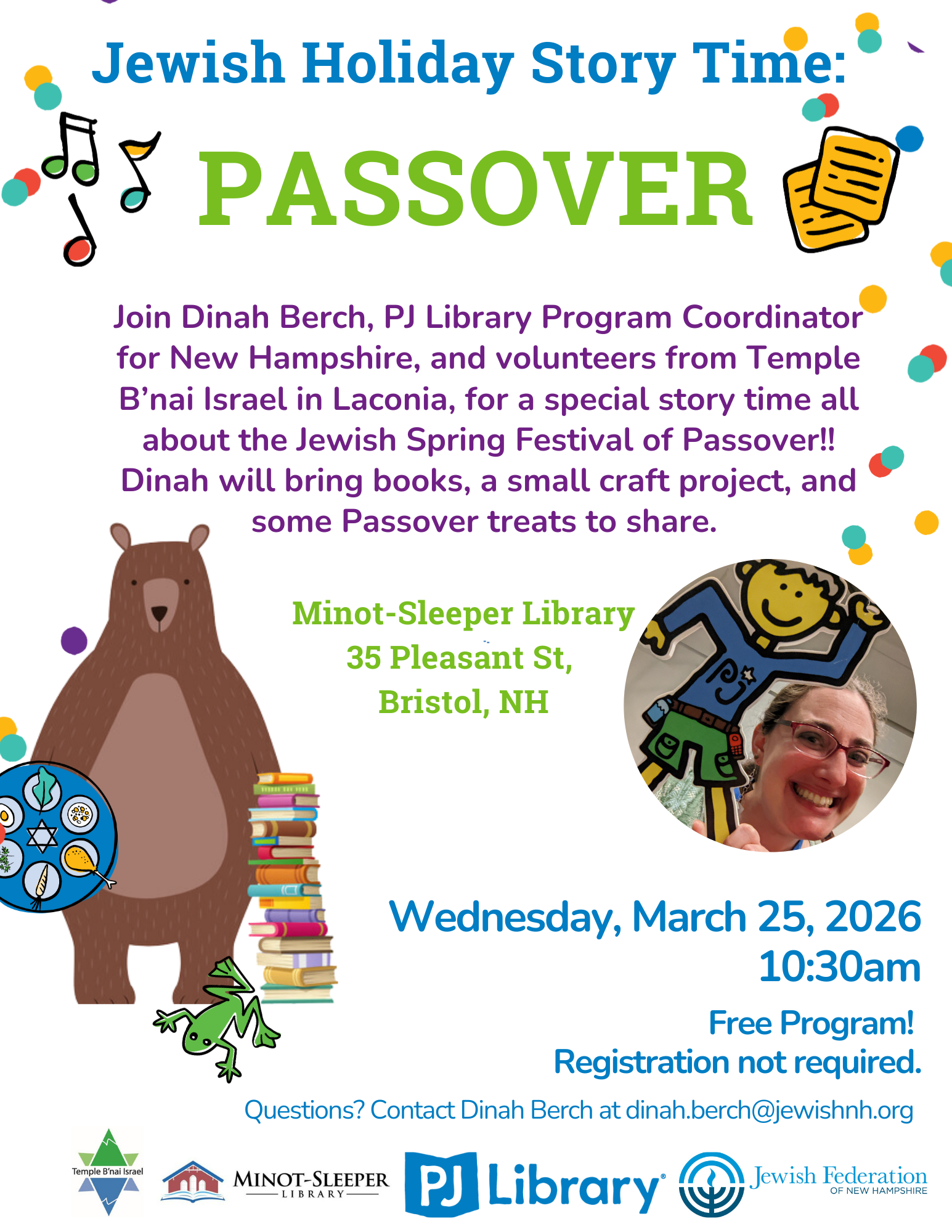 Passover Library Display Jewish Holiday Library Storytime: Passover | Jewish Federation of New ...