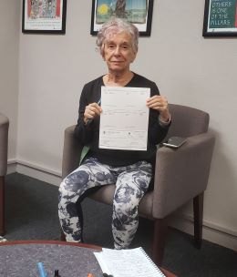 SJF President, Linda Sacks