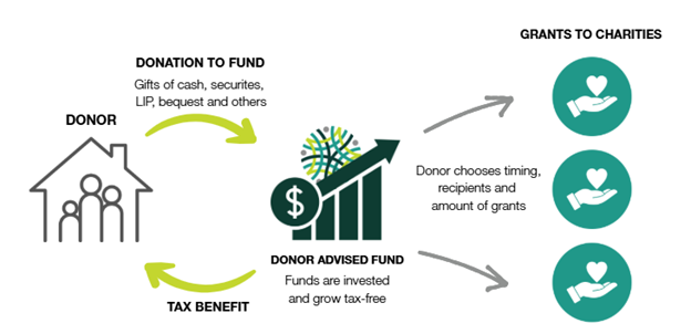 How a Donor Advised Fund works