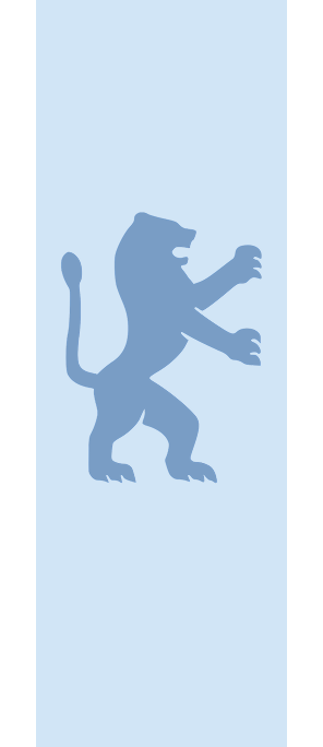 Lion on a blue background