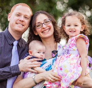 A young family