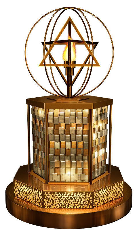 Art installation rendering