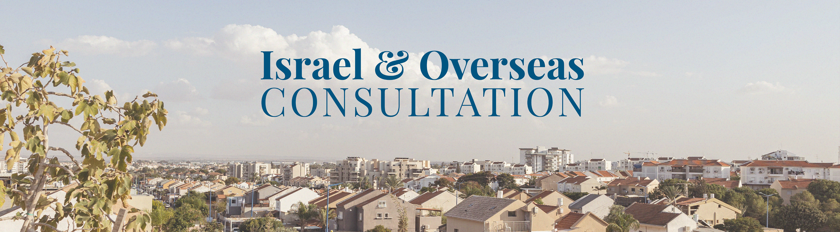 Israel & Overseas Consultation