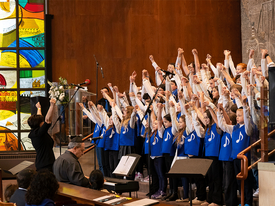 Jews engaging with their community