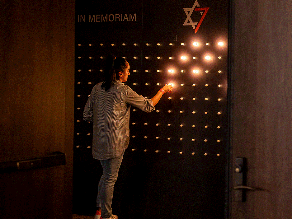 Jews engaging with their community